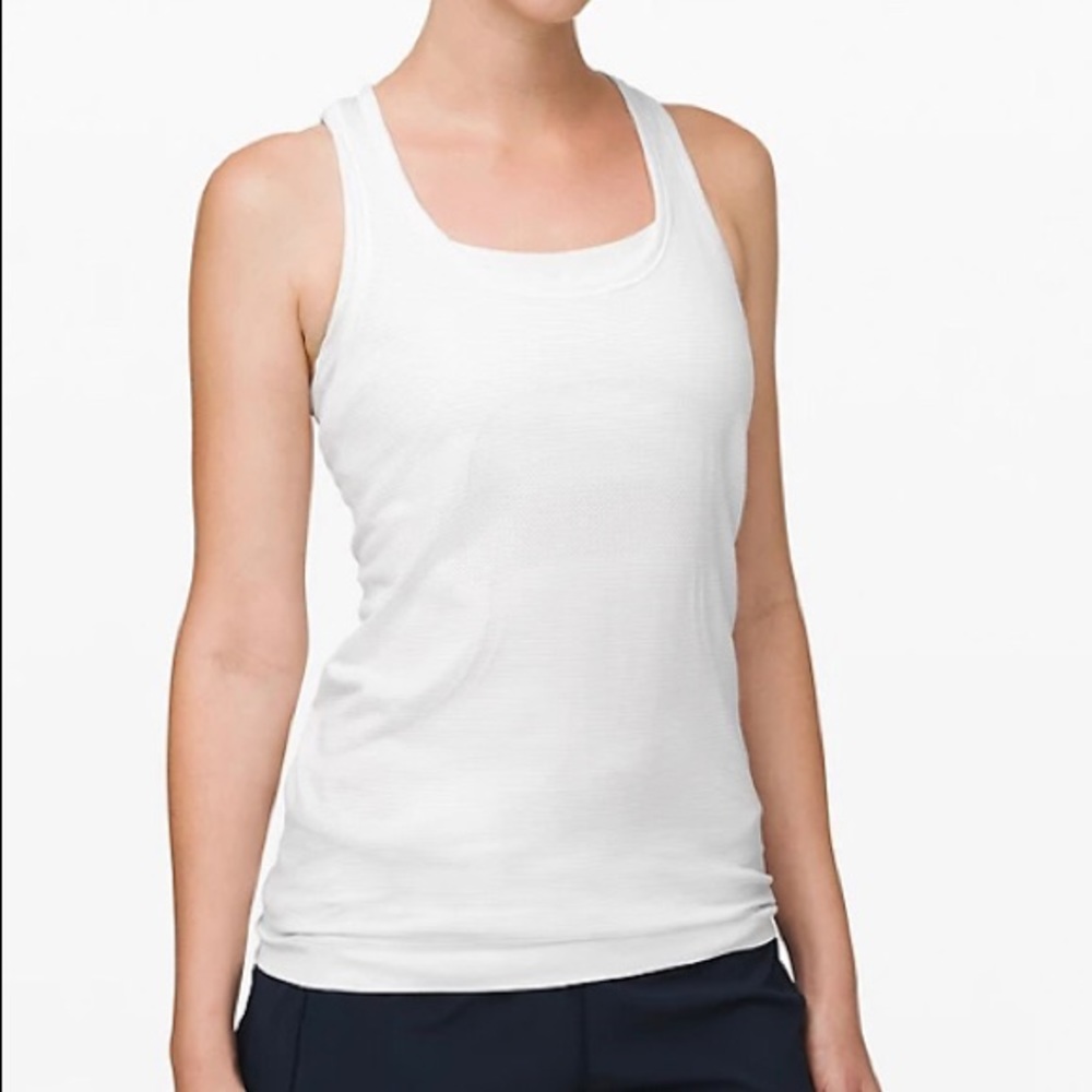 Lululemon white swiftly tank